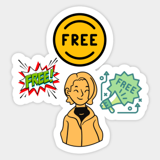 Free Assange!! Sticker